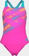 Купальник закритий для дівчат Arena LINES SWIMSUIT SWIM PRO BACK L рожевий, бірюзовий 164 см - зображення 7
