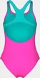 Купальник закритий для дівчат Arena LINES SWIMSUIT SWIM PRO BACK L рожевий, бірюзовий 164 см - зображення 9