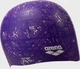 Шапка для плавання Arena PRINT 2 One Size Фіолетовий ONE SIZE (1E368-275) - изображение 3