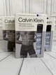 Мужские трусы боксеры Calvin Klein набор 3шт черого и синего цвета (brief) размер L - изображение 2
