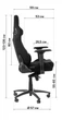 Кресло для геймеров GT Racer X-0712 Shadow Gray - изображение 18