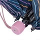 Парасолька жіноча Fulton L553-041253 Superslim-2 Rainbow Pinstripes Різнокольорові смуги (L553-041253) - зображення 7