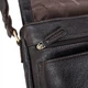 Тёмно-коричневая кожаная сумка через плечо А4 Ashwood Leather Benjamin Dark Brown - изображение 9