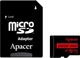 MicroSDHC Apacer 128GB MicroSDHC UHS-I Class 10 + SD adapter (AP128GMCSX10UB-R) - изображение 1