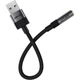 Перехідник USB-A --> 3.5 mm 15cm audio converter J13 Acefast black - зображення 3