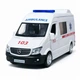 Игрушечная машинка скорой помощи Mercedes Sprinter — металлическая, инерционная, 14 см, открывающиеся двери Techno 250344U - изображение 5