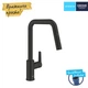 Cмеситель для кухни с выдвижной лейкой GROHE QuickFix Start черный латунь 306312430 - изображение 5