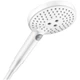 Душевая лейка HANSGROHE Raindance EcoSmart+ с кнопкой 125мм пластик белая 26516700 - изображение 1