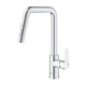 Cмеситель для кухни с выдвижной лейкой GROHE QuickFix Start хром латунь 30631000 - изображение 7
