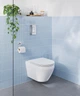 Унитаз подвесной безободковый белый GROHE Euro Ceramic без сиденья 102485SH00 - изображение 2