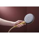 Душовий набір HANSGROHE Raindance Alive EcoSmart із ручною лійкою та шлангом з тримачем бронза 24611140 - зображення 3