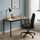 Письмовий стіл Brevity Loft standart Art in Head Дуб Евок + Чорний 140Х67Х75 см - зображення 1