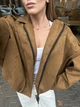 Жіноча вітровка в стилі Zara бежевий S-L 1457/31 - изображение 3