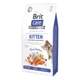 Brit Care Cat Grain Free Kitten Gentle Digestion Strong Immunity сухий корм для кошенят 7 кг - лосось - изображение 1