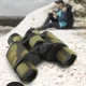Бінокль польовий гумовий з чохлом 8X Baigish W10 8x40 Камуфляжний sp7348 - зображення 1