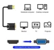 Кабель перетворювач з HDMI на VGA Чорний (0657) - зображення 2