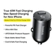 Автомобильное зарядное устройство Baseus PrimeTrip VP2 Car Charger 45W с Cable Type-C to Type-C 60W 1m C0206800 Black - изображение 4