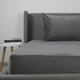 Простирадло ТЕП "VELOUR" з резинкою сіре, 180x200 - зображення 3
