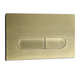 Панель змиву KOER KT-0608-12 240x160x10mm пластикова, кнопка закруглена (колір матове золото) (KR6126) - зображення 1