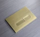 Панель змиву KOER KT-0608-12 240x160x10mm пластикова, кнопка закруглена (колір матове золото) (KR6126) - зображення 8