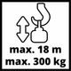 Тельфер Einhell Classic TC-EH 600 електричний, 1050 Вт, до 600 кг, трос 18 м - изображение 10
