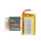 Аккумулятор VIDEX Li-pol VLF-B103450-20 3.7V 2000mAh 50×34×10 мм – для налобных фонарей VLF-H025C, H035C, H045Z, H147, H189 - изображение 3