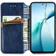 Чохол Deexe Rhombus Wallet для Motorola Edge 70 Fusion - Blue - зображення 3