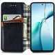 Чехол Deexe Rhombus Wallet для Motorola Edge 70 Fusion - Black - изображение 3