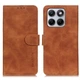 Чохол-книжка з застібкою KHAZNEH Retro Wallet для Motorola Edge 70 Fusion - Brown - зображення 1