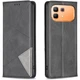 Чехол-книжка с карманами UniCase Geometric Pattern для Infinix Note 60 / 60 Pro - Black - изображение 1