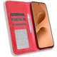 Чохол-книжка Deexe Retro Style для Infinix Note Edge - Red - зображення 4