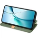 Чохол Deexe Rhombus Wallet для Motorola Edge 70 Fusion - Green - зображення 4