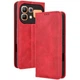Чехол-книжка Deexe Retro Style для Infinix Note 60 / 60 Pro - Red - изображение 7