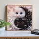 Набор для алмазной вышивки Коты Инь-Янь Diamond Painting Kit 30 х 30 см Разноцветный (28842) - изображение 3