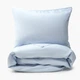 Пододеяльник MBM HOME "Облака над морем" 160x220 см вареный сатин (BL-DC-35 SKY BLUE) - изображение 7