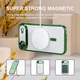 Чохол Wave Premium Metal Shining case with MagSafe (TPU) для Apple iPhone 17 Air 6.5" Green - зображення 2