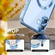Чохол Wave Premium Metal Shining case with MagSafe (TPU) для Apple iPhone 17 6.3" Light Blue - зображення 6