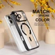 Чохол Wave Premium Metal Shining case with MagSafe (TPU) для Apple iPhone 17 Pro Max 6.9” Black - зображення 2
