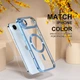 Чохол Wave Premium Metal Shining case with MagSafe (TPU) для Apple iPhone 17 Air 6.5" Light Blue - зображення 2