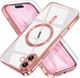 Чохол Wave Premium Metal Shining case with MagSafe (TPU) для Apple iPhone 17 6.3" Pink - зображення 1