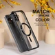 Чохол Wave Premium Metal Shining case with MagSafe (TPU) для Apple iPhone 17 6.3" Black - изображение 2