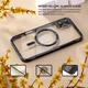 Чохол Wave Premium Metal Shining case with MagSafe (TPU) для Apple iPhone 17 6.3" Black - изображение 5