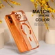 Чохол Wave Premium Metal Shining case with MagSafe (TPU) для Apple iPhone 17 Pro Max 6.9” Orange - зображення 5