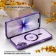 Чохол Wave Premium Metal Shining case with MagSafe (TPU) для Apple iPhone 17 6.3" Deep Purple - зображення 2