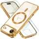 Чохол Wave Premium Metal Shining case with MagSafe (TPU) для Apple iPhone 17 Air 6.5" Gold - зображення 1