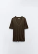 Футболка Zara 12792 Коричневий S (0417) - зображення 3