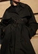 Тренч H&M 12385 Чорний XL (1202) - зображення 2