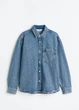 Сорочка H&M 12423 Синій M (1130) - изображение 3
