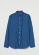 Рубашка H&M 12420 Синій L (0976) - зображення 3