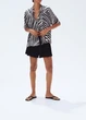 Сорочка H&M 12587 Чорний з білим XL (1260) - изображение 1